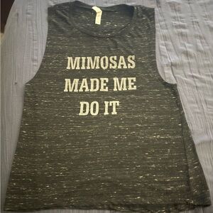 Bella Canvas Charcoal Muscle Tee
